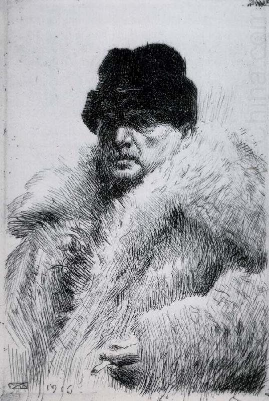 Self Portrait, Anders Zorn